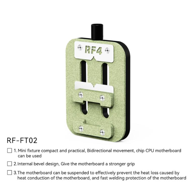 RF4 RF-FT02 Heat-Resistant Mainboard Fixture for Phone Repair Adjustable Chip Holder