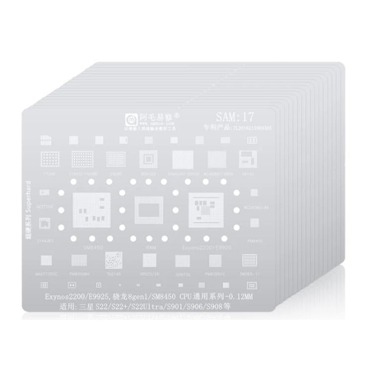 AMAOE For Samsung BGA Reballing Stencil Soldering Repair Tool