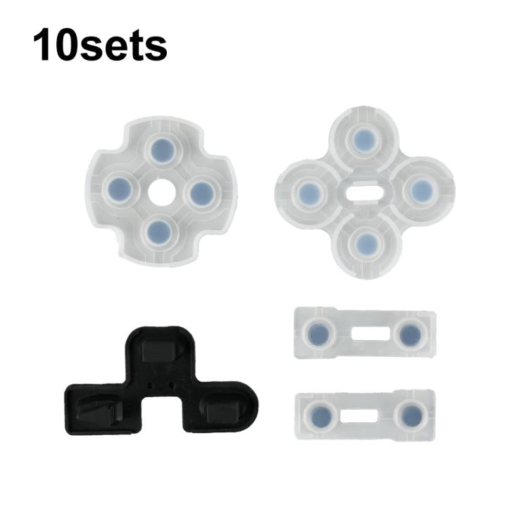 Gamepad Conductive Rubber Button Soft Pad, For PS2 10sets, For PS3 10sets, For PS4 10sets 1.0, For PS4 10sets 2.0, For PS4 10sets 3.0/4.0, For PS4 10sets 5.0