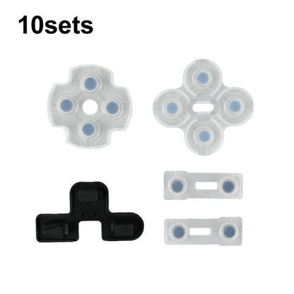 Gamepad Conductive Rubber Button Soft Pad, For PS2 10sets, For PS3 10sets, For PS4 10sets 1.0, For PS4 10sets 2.0, For PS4 10sets 3.0/4.0, For PS4 10sets 5.0