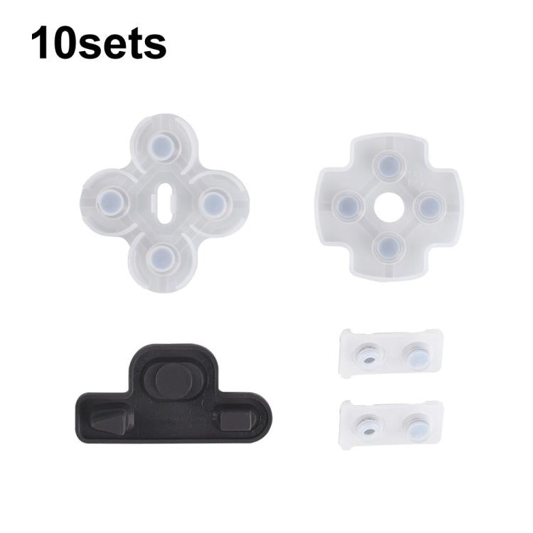 Gamepad Conductive Rubber Button Soft Pad, For PS2 10sets, For PS3 10sets, For PS4 10sets 1.0, For PS4 10sets 2.0, For PS4 10sets 3.0/4.0, For PS4 10sets 5.0
