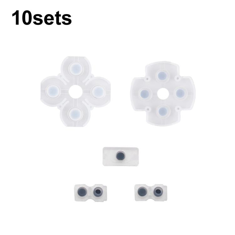 Gamepad Conductive Rubber Button Soft Pad, For PS2 10sets, For PS3 10sets, For PS4 10sets 1.0, For PS4 10sets 2.0, For PS4 10sets 3.0/4.0, For PS4 10sets 5.0