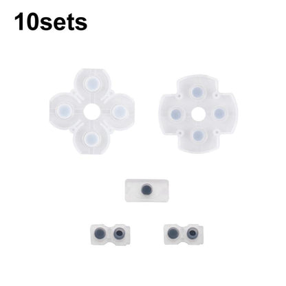 Gamepad Conductive Rubber Button Soft Pad, For PS2 10sets, For PS3 10sets, For PS4 10sets 1.0, For PS4 10sets 2.0, For PS4 10sets 3.0/4.0, For PS4 10sets 5.0