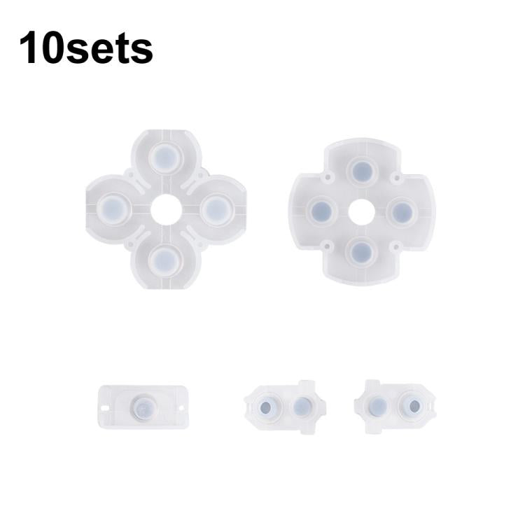 Gamepad Conductive Rubber Button Soft Pad, For PS2 10sets, For PS3 10sets, For PS4 10sets 1.0, For PS4 10sets 2.0, For PS4 10sets 3.0/4.0, For PS4 10sets 5.0