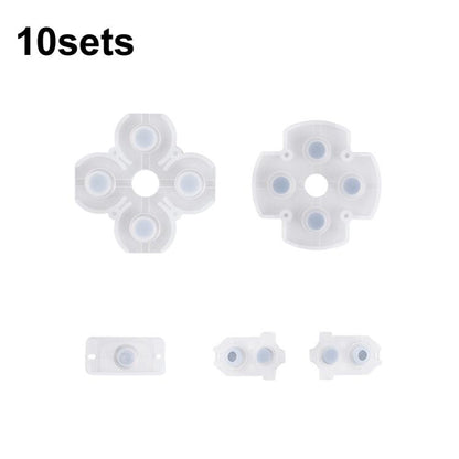 Gamepad Conductive Rubber Button Soft Pad, For PS2 10sets, For PS3 10sets, For PS4 10sets 1.0, For PS4 10sets 2.0, For PS4 10sets 3.0/4.0, For PS4 10sets 5.0