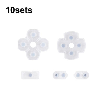 Gamepad Conductive Rubber Button Soft Pad, For PS2 10sets, For PS3 10sets, For PS4 10sets 1.0, For PS4 10sets 2.0, For PS4 10sets 3.0/4.0, For PS4 10sets 5.0