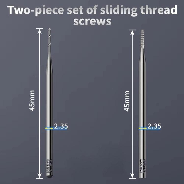 LAN RUI U8S Alloy Piercingand Sliding Drill Bit Kit, With Knife handle, With Grinding Pen