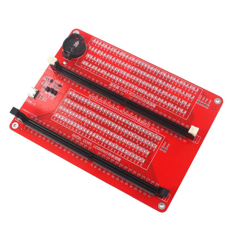 Desktop DDR5 UDIMM / RDIMM Server Memory Module Testing Tool With Indicator Light, 2 In 1