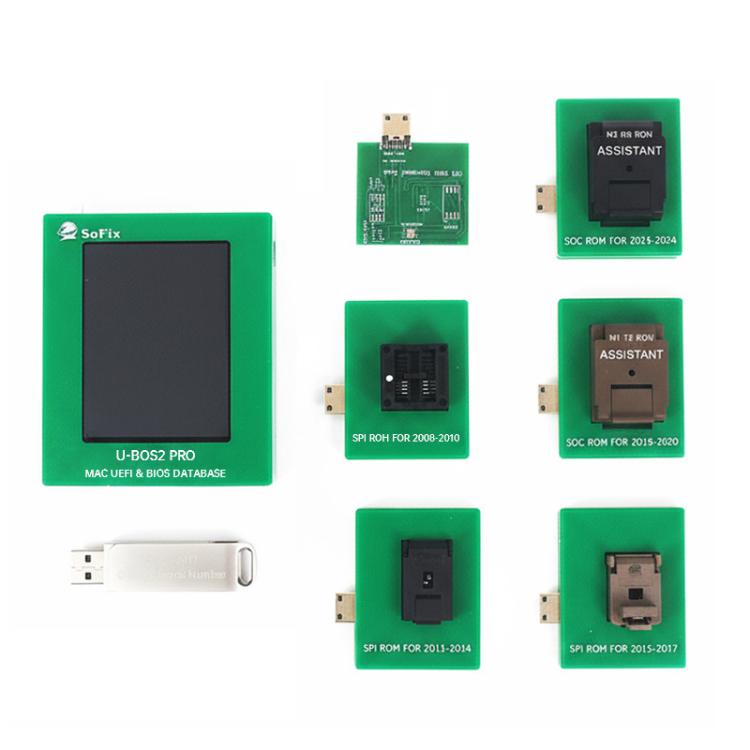 For Macbook 2008-2024 Series 8pcs /Set Motherboard Repair Unlock Tool, SoFix U-BOS2 Pro