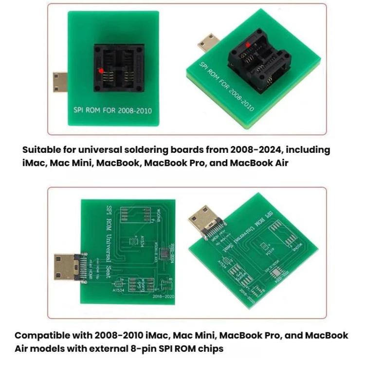 For Macbook 2008-2024 Series 8pcs /Set Motherboard Repair Unlock Tool, SoFix U-BOS2 Pro