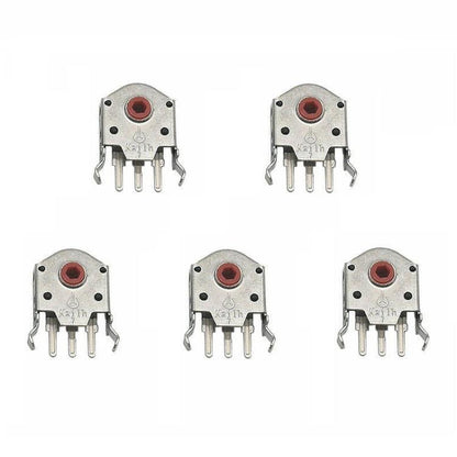 Kailh 5pcs Red Core Dustproof Mouse Scroll Wheel Encoder, 7mm, 9mm, 10mm, 11mm