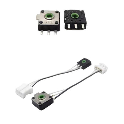 TTC Encoder Cable For Mouse Roller Mouse Repair Replacement Parts, Left Clip With Cable, Right Clip With Cable, Left Clip No Cable, Right Clip No Cable