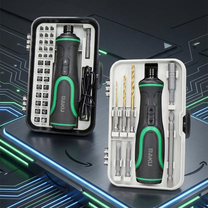 BAKU 41-In-1 Electric Screwdriver Set With USB-C Charging & Dual LED Lights For Home Repair, Electronics, BA-0001