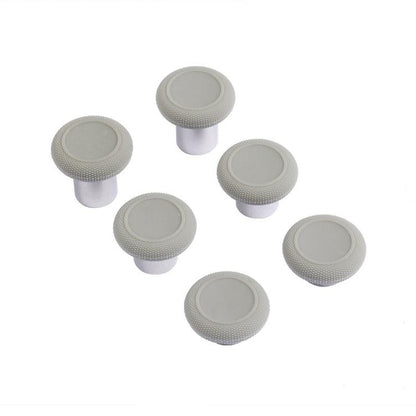GuliKit NS34 King Kong Ring Thumbstick Kit 6-in-1 Replacement Joystick Caps with 3 Heights Compatible with GuliKit KingKong Controller Series, NS34 Black, NS34 Gray