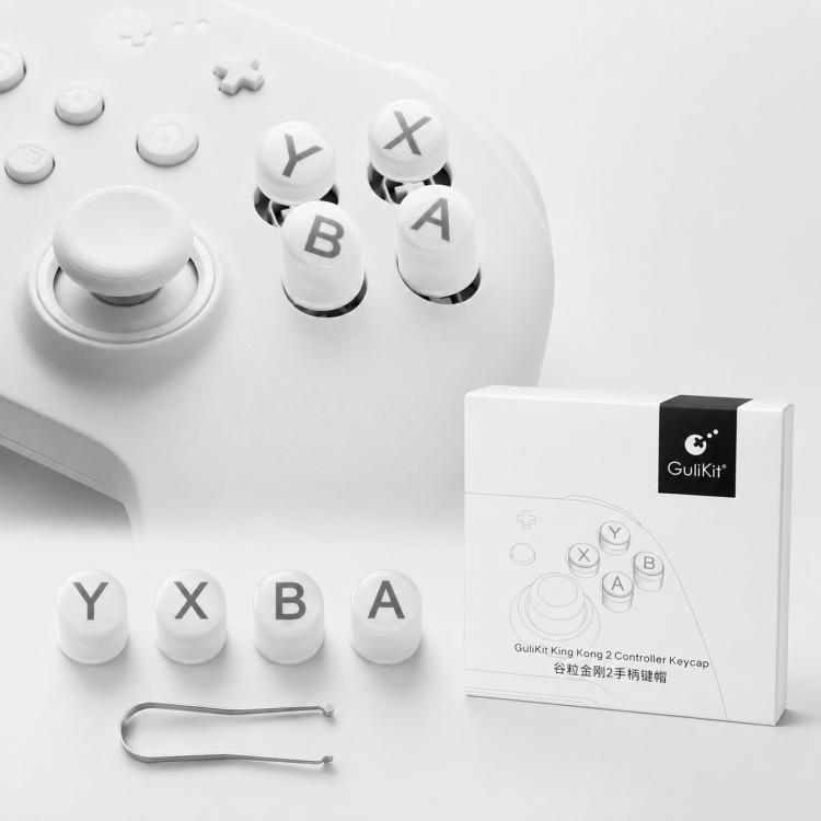 GuliKit NS32 King Kong 2 Controller Keycap Set ABXY Buttons with Metal Keypuller, NS32