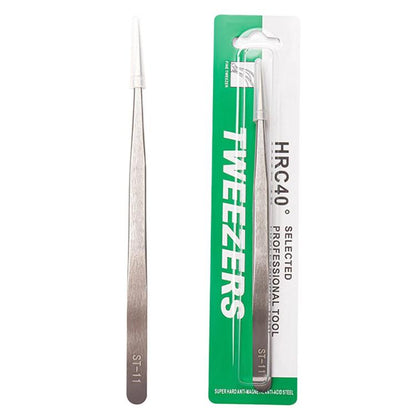 Stainless Steel Anti-Static Tweezers For Phone Repair Multi-Purpose Tweezers For Jewelry Picking & Bird Nest Cleaning, ST-10, ST-11, ST-12, ST-13, ST-14, ST-15, ST-16, ST-17, ST-18