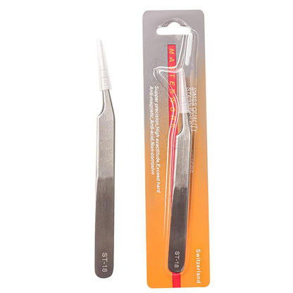Stainless Steel Anti-Static Tweezers For Phone Repair Multi-Purpose Tweezers For Jewelry Picking & Bird Nest Cleaning, ST-10, ST-11, ST-12, ST-13, ST-14, ST-15, ST-16, ST-17, ST-18