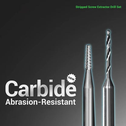Stripped Screw Extractor Carbide Micro Drill Bits Set, SD90