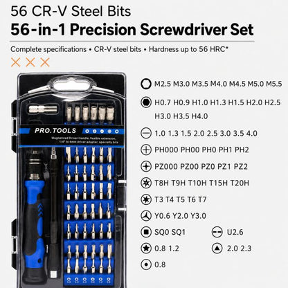 Precision Screwdriver Electronics Repair Tool Kit For Phone Computer Watch, 80-Piece Set
