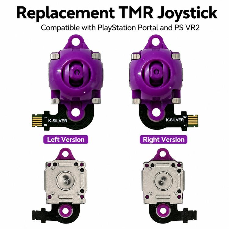 For PlayStation Portal and PS VR2 Replacement TMR Joystick, Left, Right, Left & Right