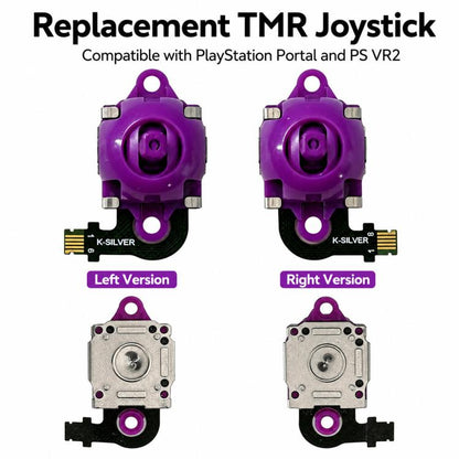 For PlayStation Portal and PS VR2 Replacement TMR Joystick, Left, Right, Left & Right