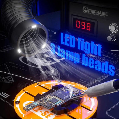 MECHANIC PURIFY-5 Desktop Soldering Smoke Absorber For Repair Odor Removal Fume Extractor, EU Plug, US Plug