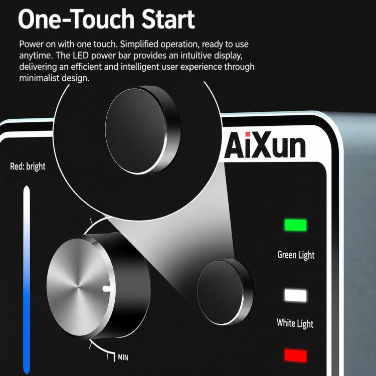 AiXun ES02 Mini Soldering Fume Extractor Smoke Purifier For Soldering, EU Plug, US Plug