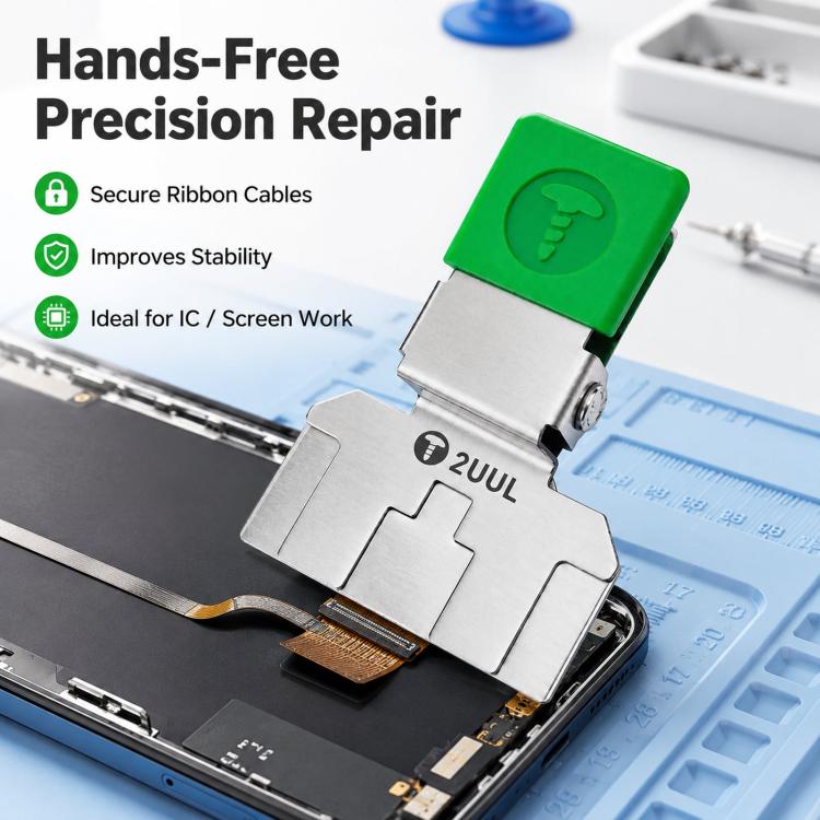 Screen IC Ribbon Fixing Fixture For Desoldering PCB Soldering Clamp For Mobile Mainboard Repair, FC01