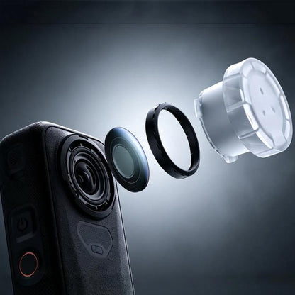 For Insta360 X6 Replacement Double Lens Kit Optical Glass Lens Repair Set with Disassembly Tool