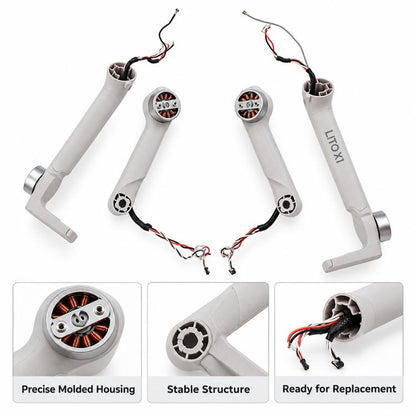 For DJI Lito X1 Drone Arm Replacement Repair Part, Front-left, Front-right, Rear-left, Rear-right, Full Set