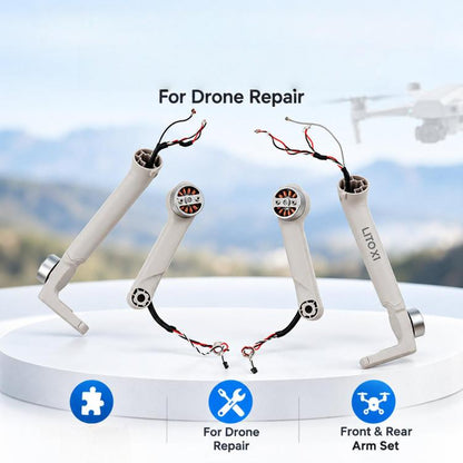 For DJI Lito X1 Drone Arm Replacement Repair Part, Front-left, Front-right, Rear-left, Rear-right, Full Set