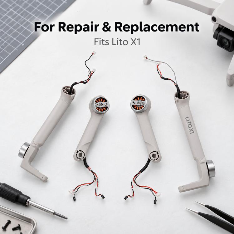 For DJI Lito X1 Drone Arm Replacement Repair Part, Front-left, Front-right, Rear-left, Rear-right, Full Set