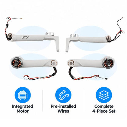 For DJI Lito 1 Replacement Arm for Repair / Disassembly, Front-left, Front-right, Rear-left, Rear-right