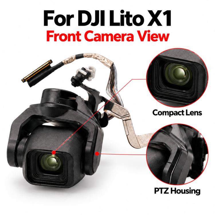 For DJI Lito X1 Gimbal Camera Assembly Including Lens Salvaged Part For Repair