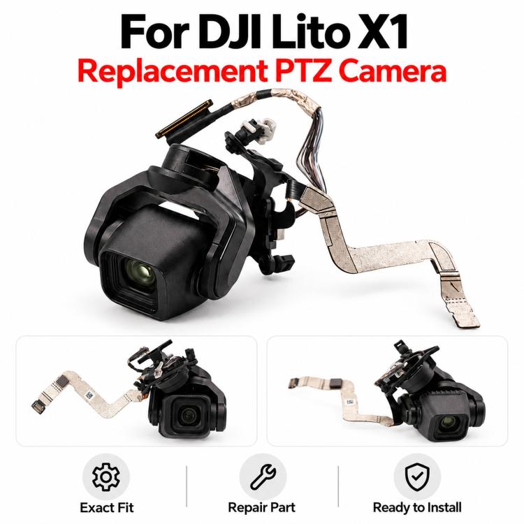 For DJI Lito X1 Gimbal Camera Assembly Including Lens Salvaged Part For Repair