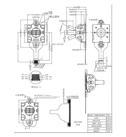 TMR Electromagnetic Joystick Replacement For ROG Ally, GPD Win 3, OneXPlayer