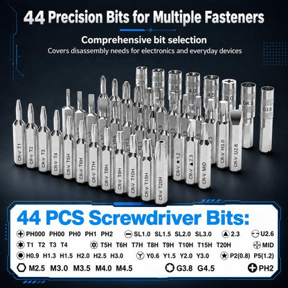 58 in 1 Precision Screwdriver Set CR-V Steel Multi-Function Hardware Tool Kit