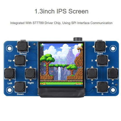 1.3 inch LCD Game Console For Raspberry Pi 240x240 Resolution Integrated ST7789 Driver Chip SPI Communication, WAVESHARE 29421, WAVESHARE 29422