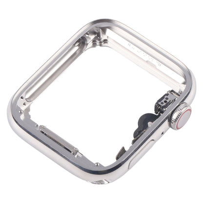 For Apple Watch Series 5 40mm LTE Stainless Steel Middle Frame Bezel Plate with Crown Spin Axis Flex Cable, For Apple Watch Series 5 40mm LTE(Stainless Steel)