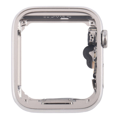 For Apple Watch Series 4 44mm LTE Stainless Steel Middle Frame Bezel Plate with Crown Spin Axis Flex Cable, For Apple Watch Series 4 44mm LTE(Stainless Steel)