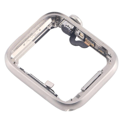 For Apple Watch Series 5 44mm LTE Stainless Steel Middle Frame Bezel Plate with Crown Spin Axis Flex Cable