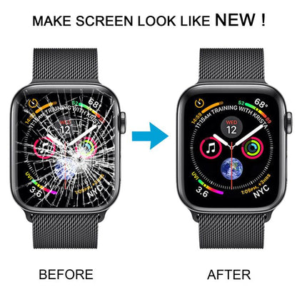 For Apple Watch Series 4 / 5 / 6 46mm Sapphire Material Front Screen Outer Glass Lens with OCA, For Apple Watch Series 4 / 5 / 6 44mm
