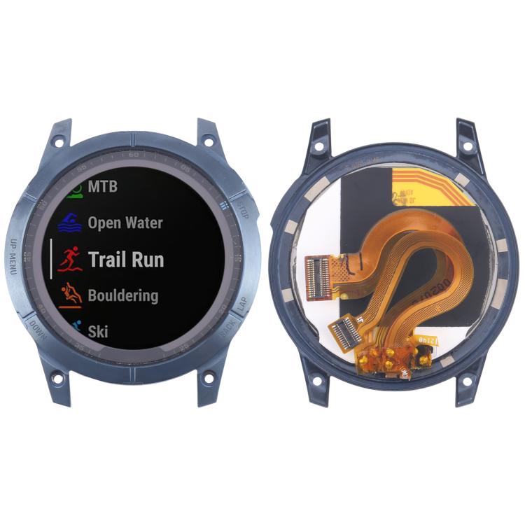 For Garmin Fenix 7 Original LCD Screen Digitizer Full Assembly With Frame