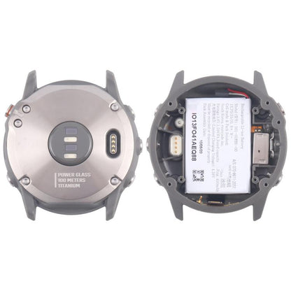 For Garmin Fenix 6x Original Disassembled Back Cover, For Garmin Fenix 6x(Original), For Garmin Fenix 6x(Original,Silver)