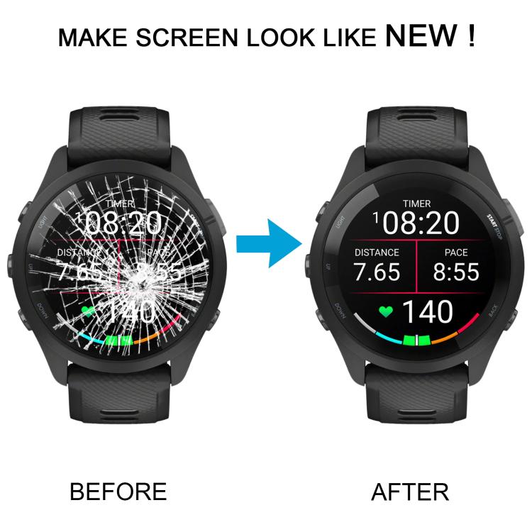 For Garmin Forerunner 265 Original Disassembled LCD Screen Digitizer Full Assembly with Time Scale Dia
