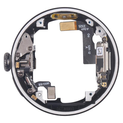 For Google Pixel Watch 2 2023 G4TSL GC3G8 GD2WG Middle Frame Bezel Plate with Crown Spin Axis Flex Cable, Middle Frame