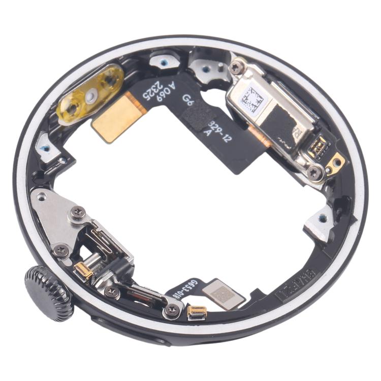 For Google Pixel Watch 2 2023 G4TSL GC3G8 GD2WG Middle Frame Bezel Plate with Crown Spin Axis Flex Cable, Middle Frame