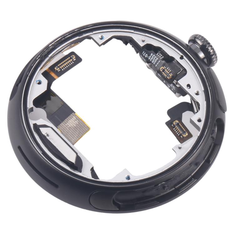 For Google Pixel Watch 2 2023 G4TSL GC3G8 GD2WG Middle Frame Bezel Plate with Crown Spin Axis Flex Cable, Middle Frame