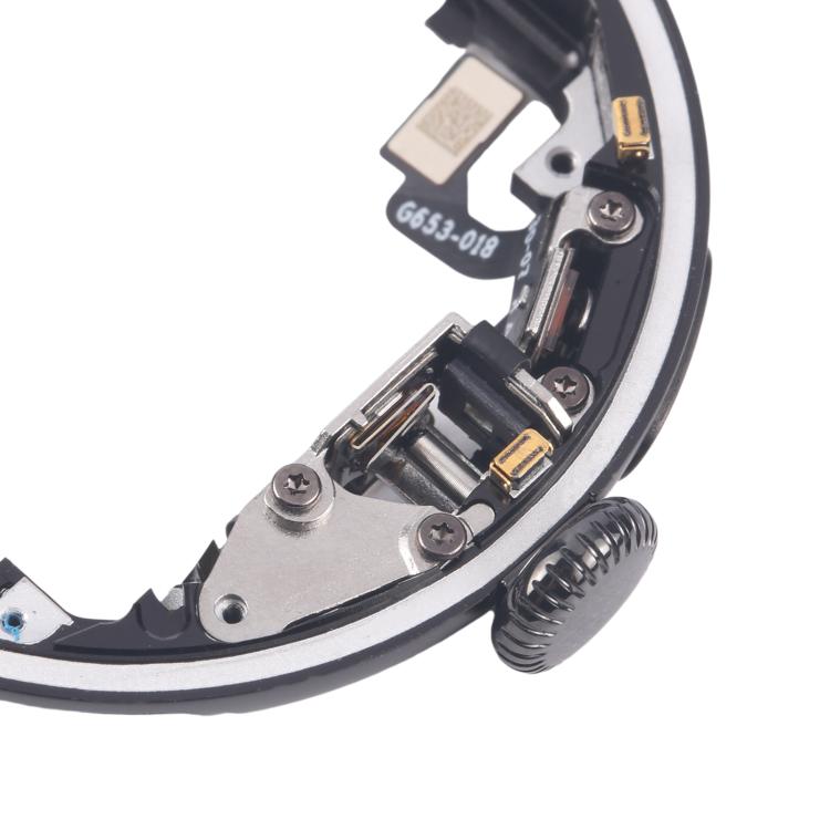 For Google Pixel Watch 2 2023 G4TSL GC3G8 GD2WG Middle Frame Bezel Plate with Crown Spin Axis Flex Cable, Middle Frame