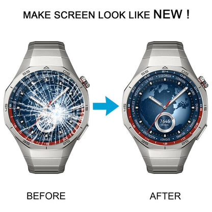 For Huawei Watch GT 5 Pro 46mm Original Sapphire Material Front Screen Outer Glass Lens, For Huawei Watch GT 5 Pro 46mm(Original,Black)